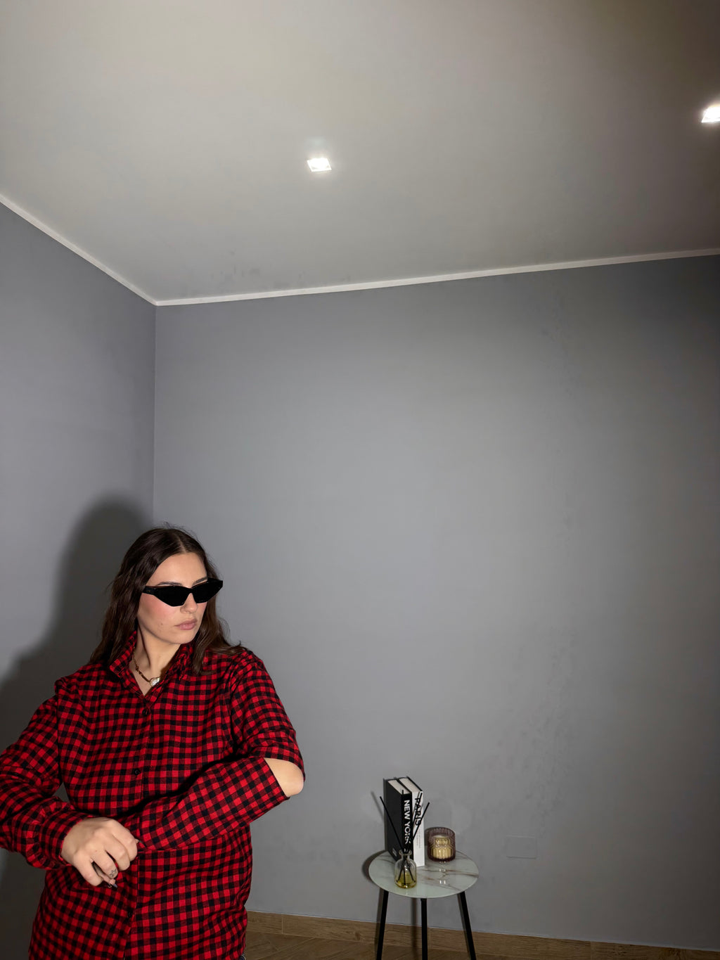 Camicia Quadri Doppia Manica