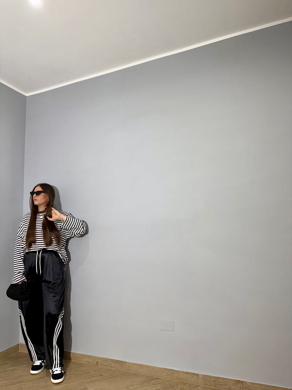 Maglia Righe Iconica Nera