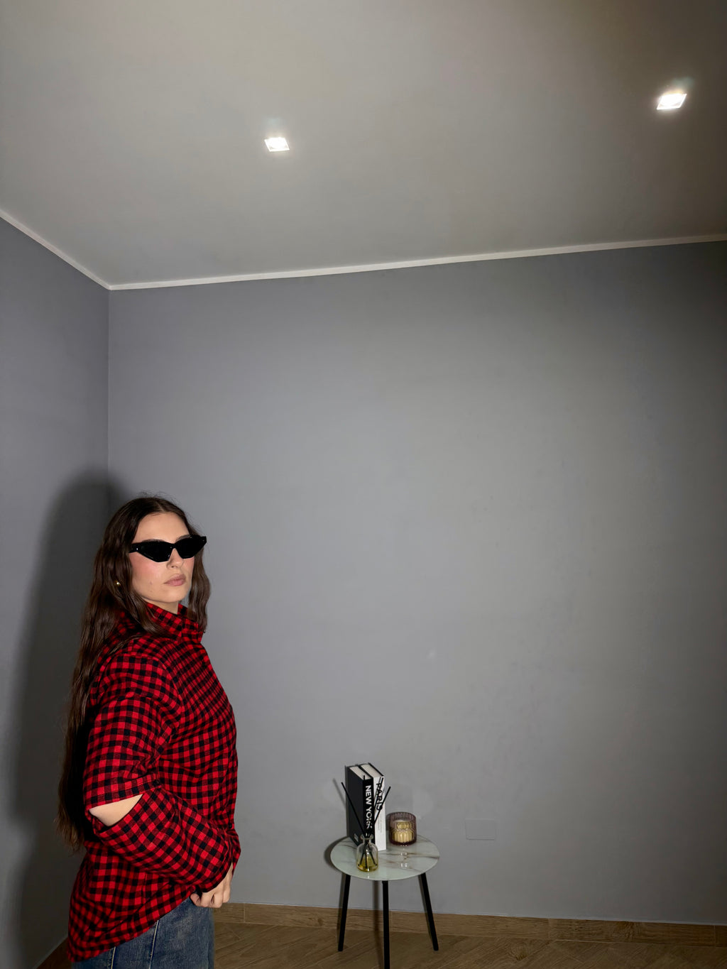 Camicia Quadri Doppia Manica