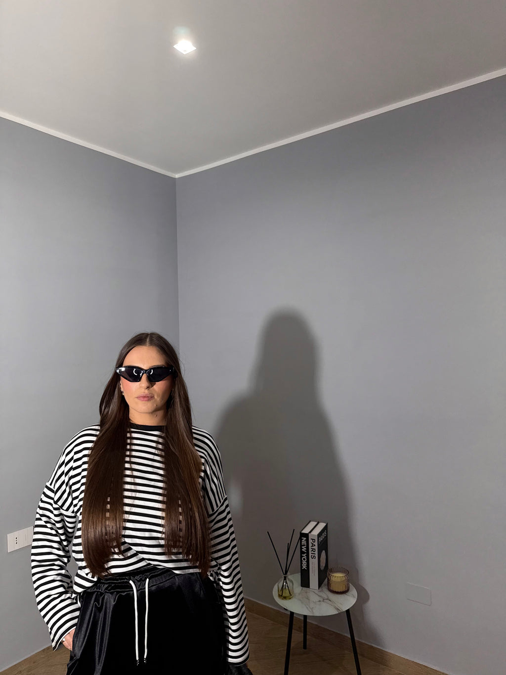 Maglia Righe Iconica Nera