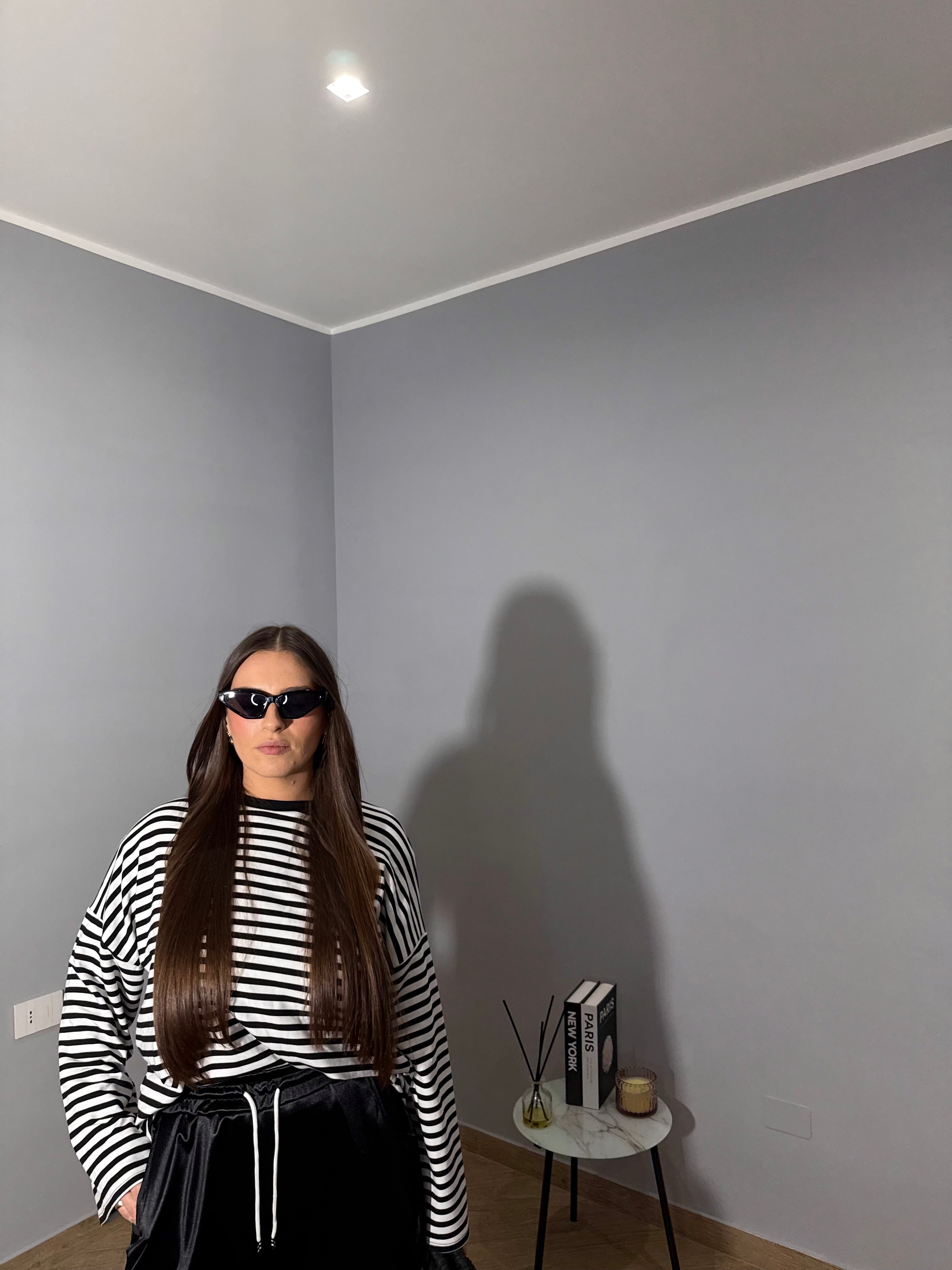 Maglia Righe Iconica Nera