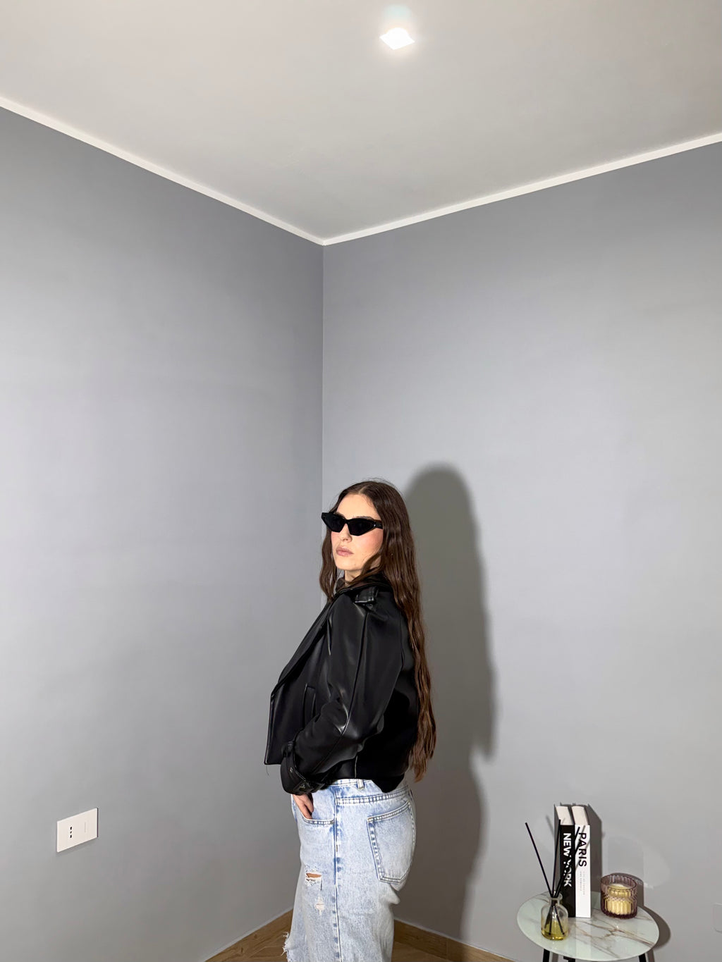 Chiodo Urban Crop Nero