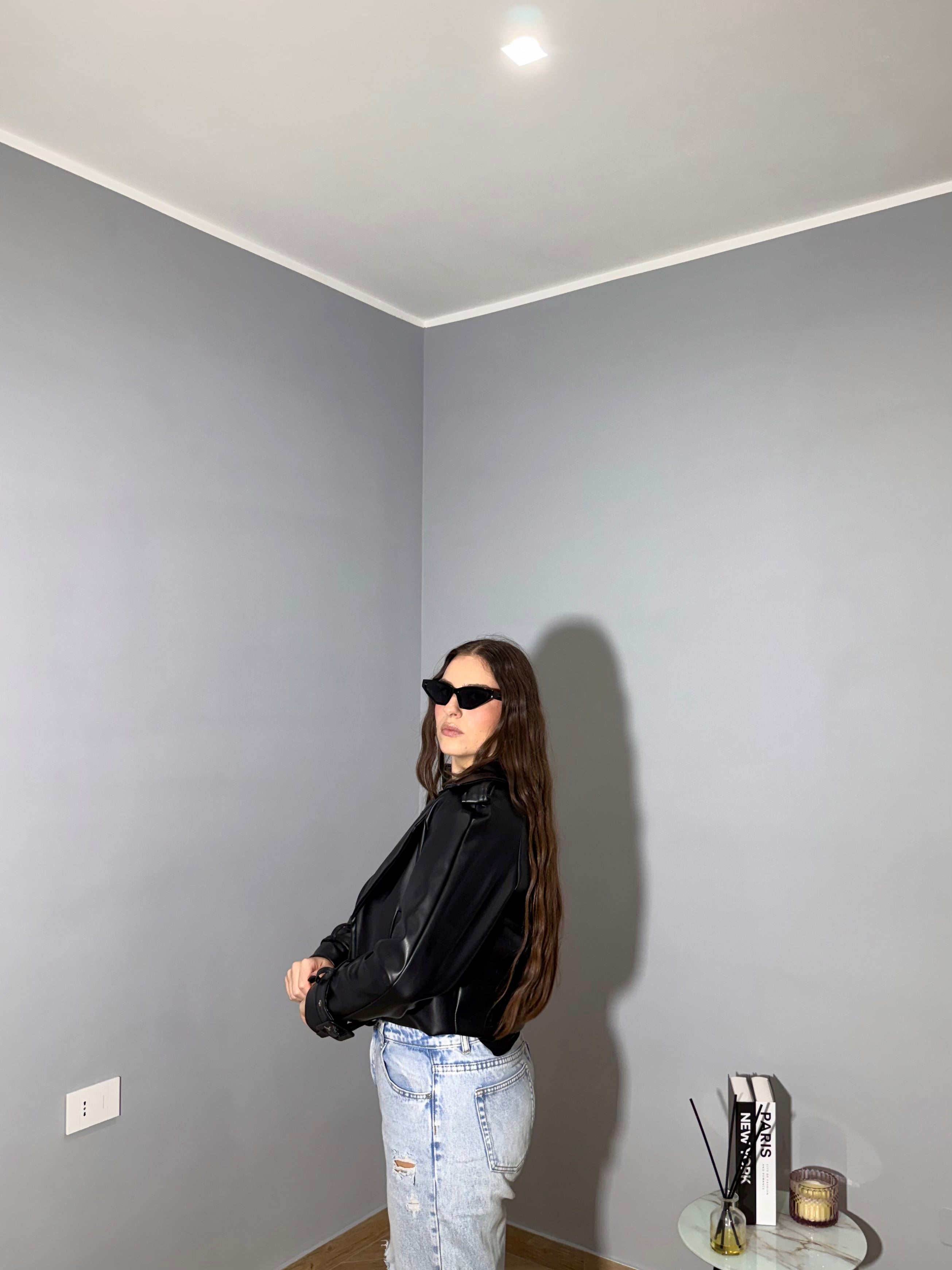 Chiodo Urban Crop Nero