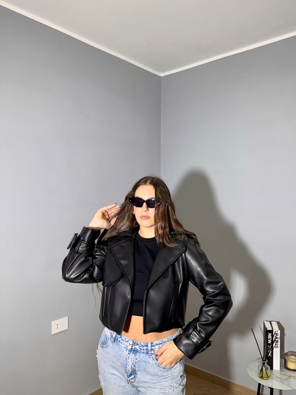 Chiodo Urban Crop Nero