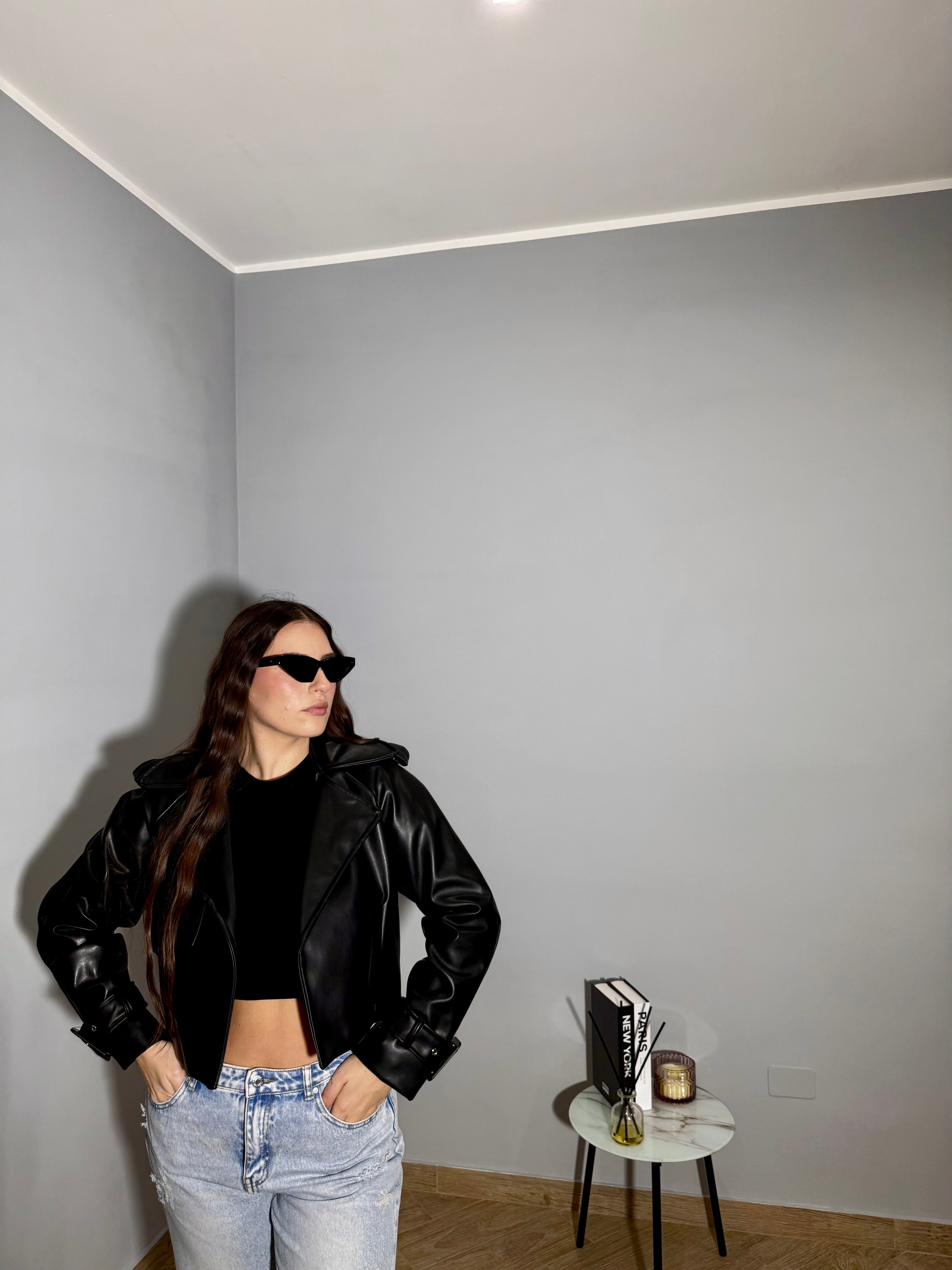 Chiodo Urban Crop Nero